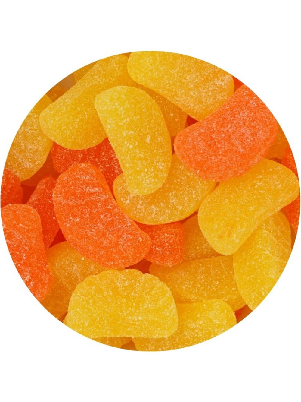 Citrus Fruit Slices Candy - 5lb Bulk Bag of Orange & Lemon Gummies Treats